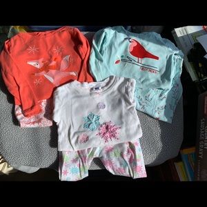 3 sets long sleeve pjs